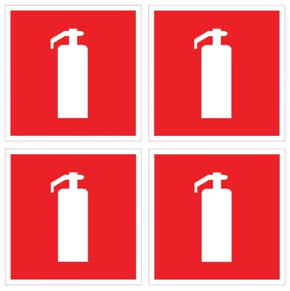 Табличка огнетушитель