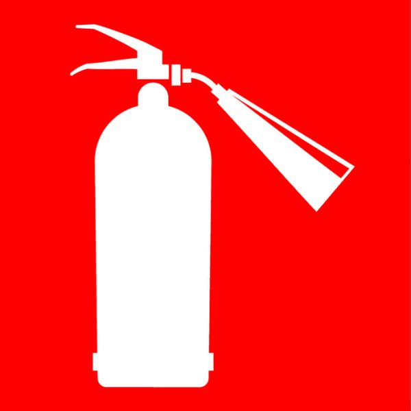 Табличка огнетушитель