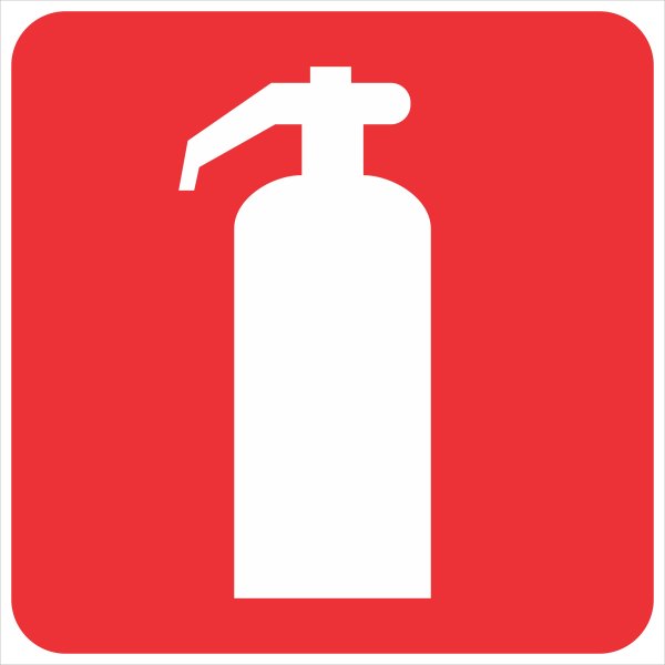 Табличка место огнетушителя