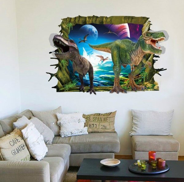 Наклейки 3д для интерьера