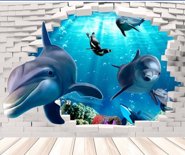 Наклейки 3д для интерьера