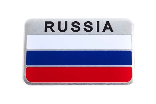 Российский флаг наклейка на авто