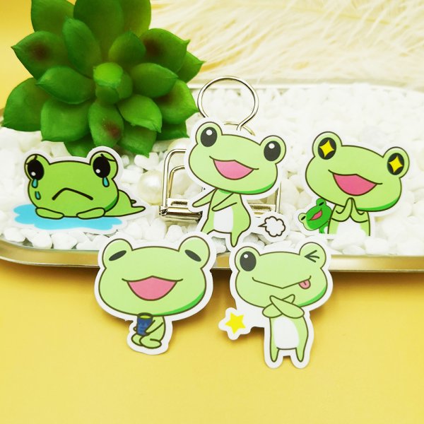 Наклейка - лягушка