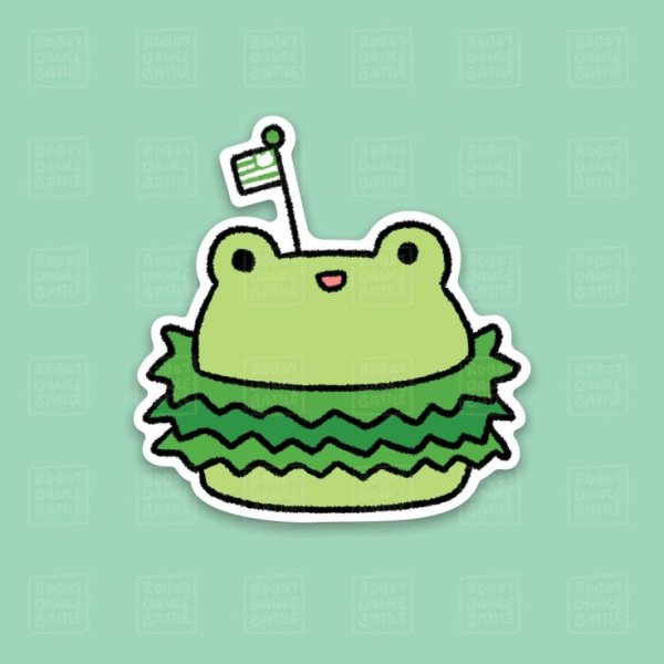Стикеры лягушка