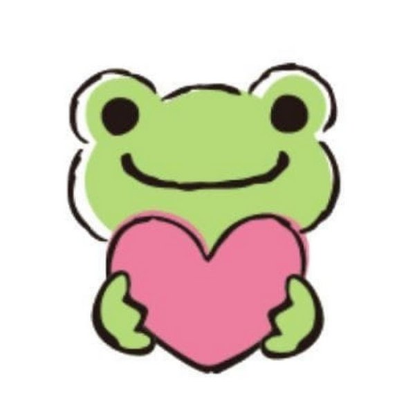 Легкие рисунки лягушек для стикеров