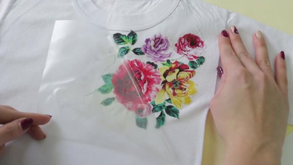 Переводка на ткань