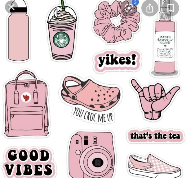 Наклейки для распечатки много