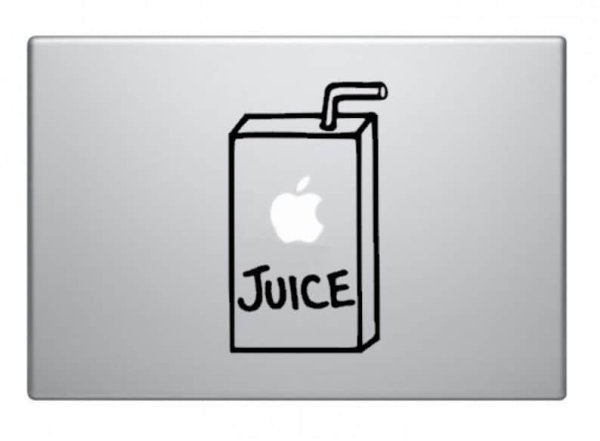 Наклейка на яблоко MACBOOK