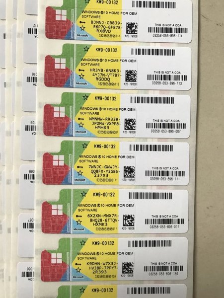 Наклейка Windows 10 Pro OEM
