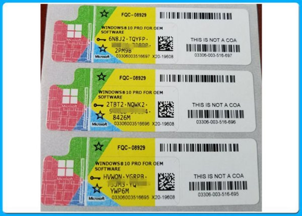 Лицензия виндовс 10 наклейка