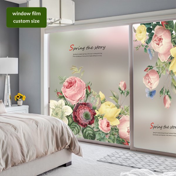 Весенние наклейки на окна