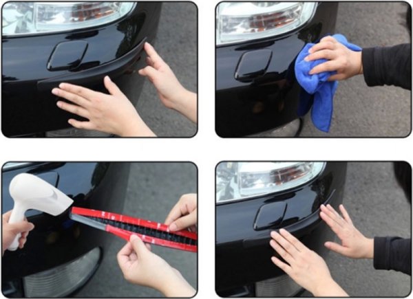 Защита на бампер автомобиля