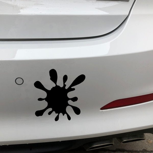 Наклейки на авто на бампер задний