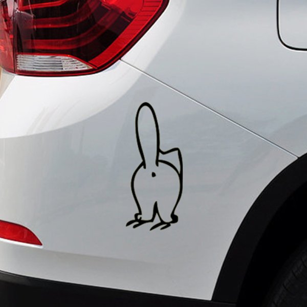 Наклейки на авто на бампер задний