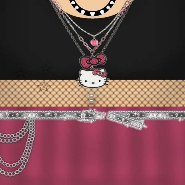 T-Shirt для РОБЛОКС hello Kitty