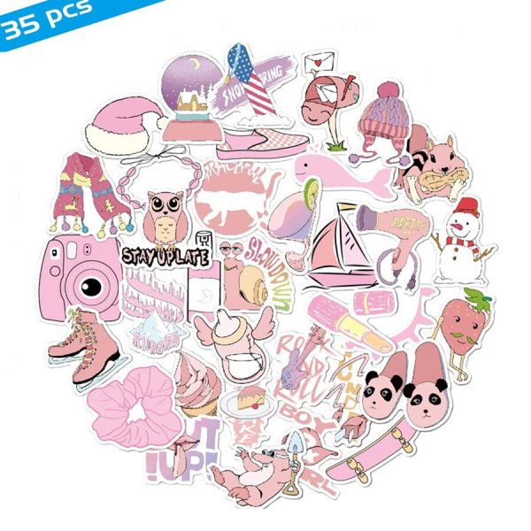 Розовые наклейки для распечатки