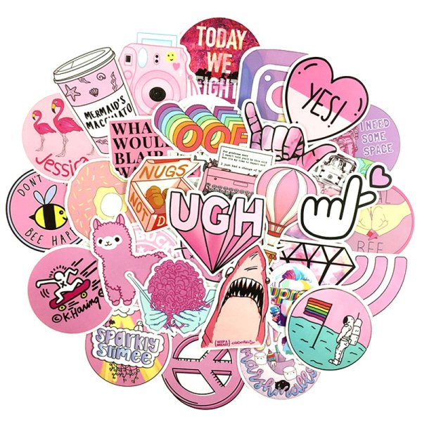 Наклейка девушка