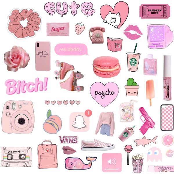 Красивые наклейки для девочек