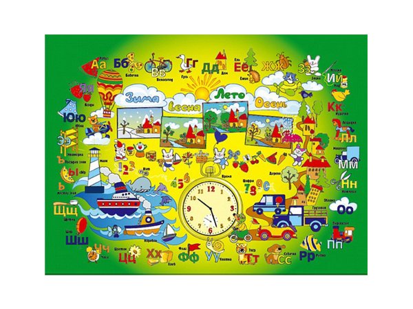 Наклейка на детский стол развивающие