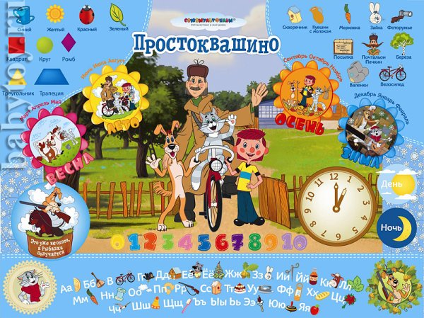 Наклейка на детский стол