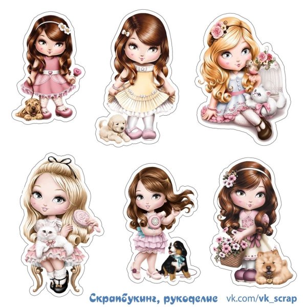 Наклейка девочка