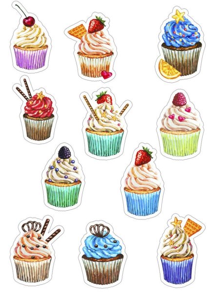 Наклейки кулинария