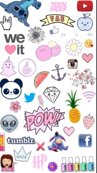 Наклейки Стикеры для ЛД лёгкие