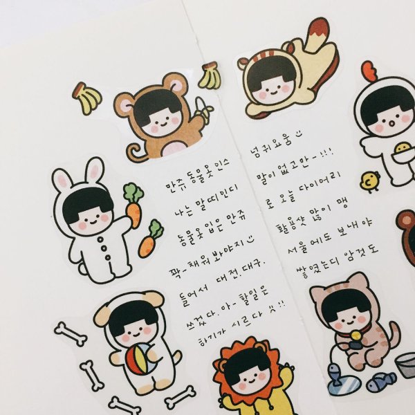 Корейские наклейки