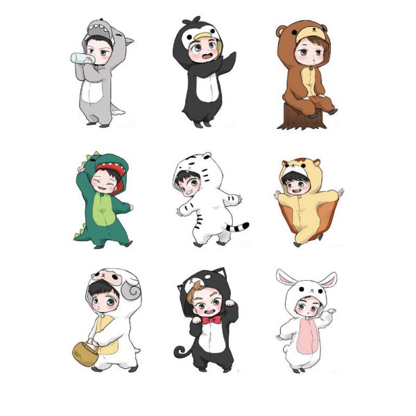 Корейские Стикеры