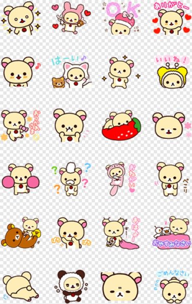 Наклейки в корейском стиле