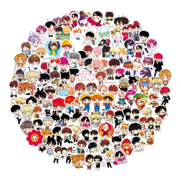 Наклейки k-Pop BTS