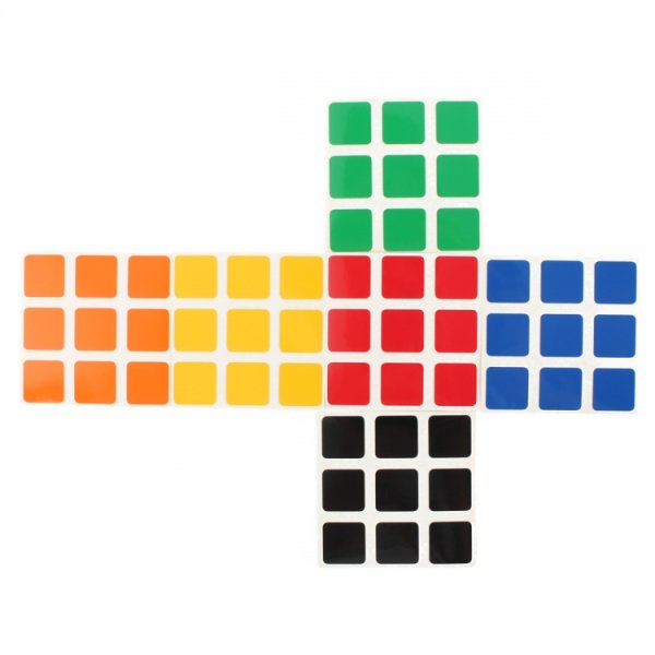 Наклейки кубик Рубика