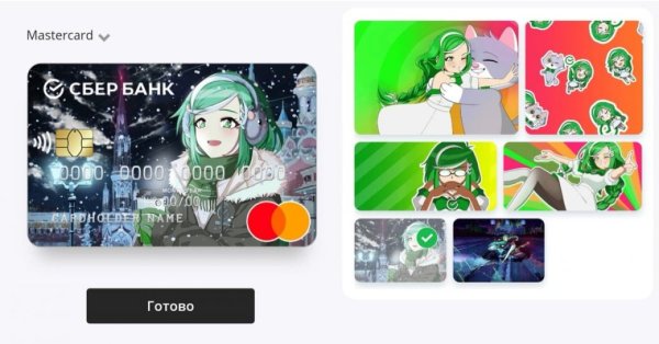 Сбер тян Маскот