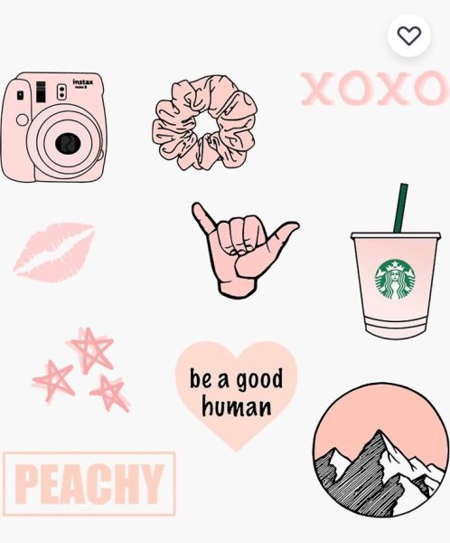 Наклейки Эстетика