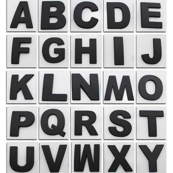 Наклейки буквы английские
