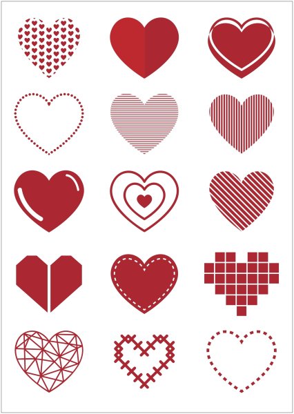 Стикер сердце