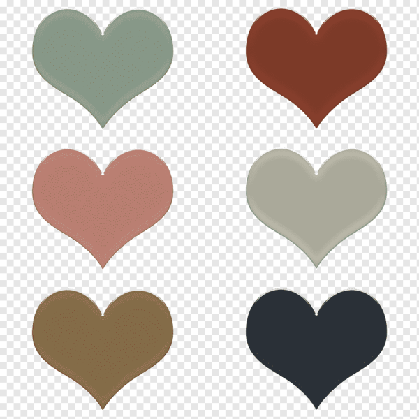 Наклейки "сердечки"