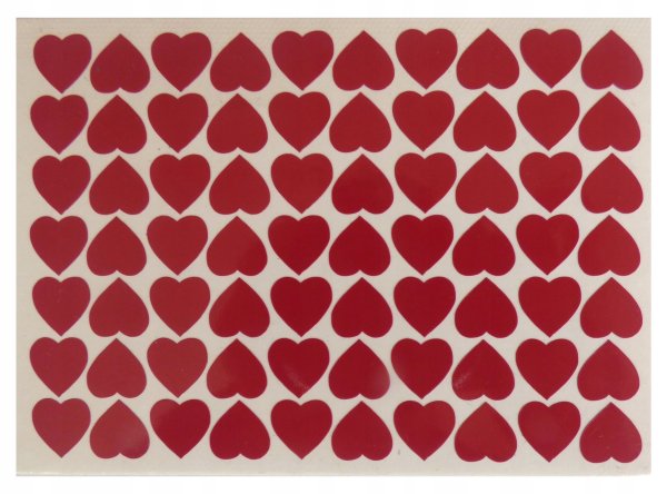 Наклейки "сердечки"