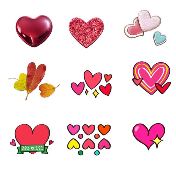 Милые сердечки