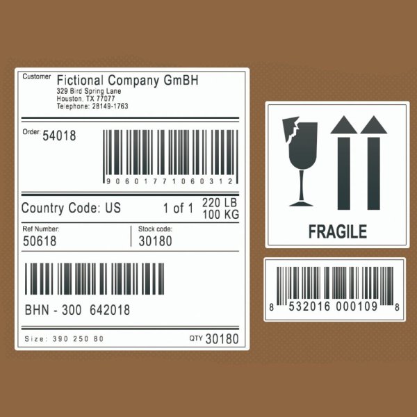 Этикетки самоклеящиеся