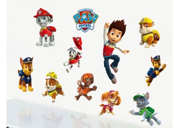 Наклейки Щенячий патруль
