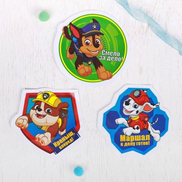 Мега Щенячий патруль наклейки