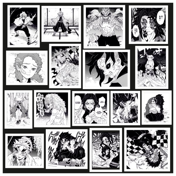 Наклейки клинок рассекающий демонов