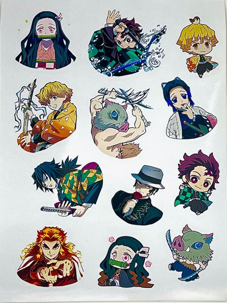 Стикеры клинок рассекающий демонов