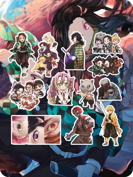 Стикерпак клинок рассекающий демонов