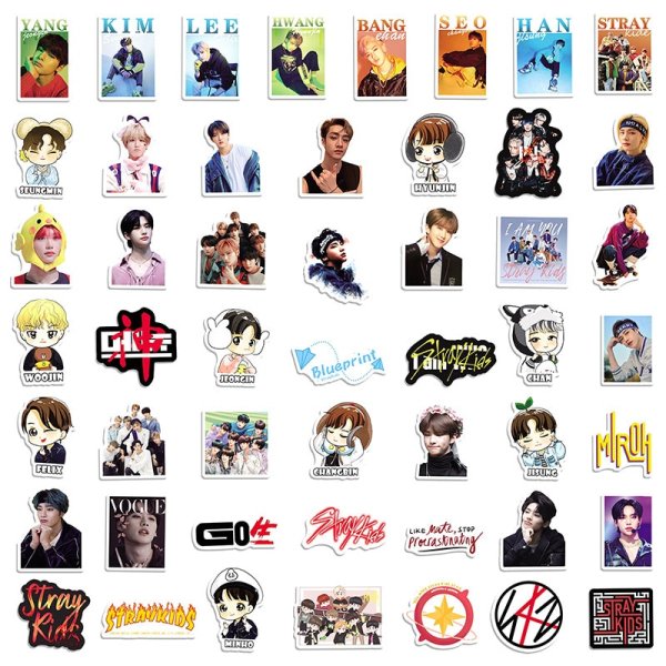 Наклейки k Pop Stray Kids