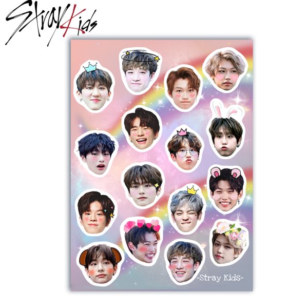 Ли ноу Stray Kids наклейки