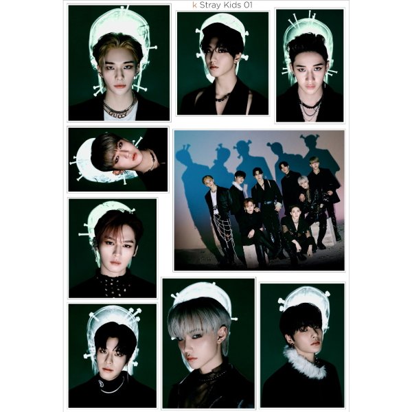 Наклейки k Pop Stray Kids