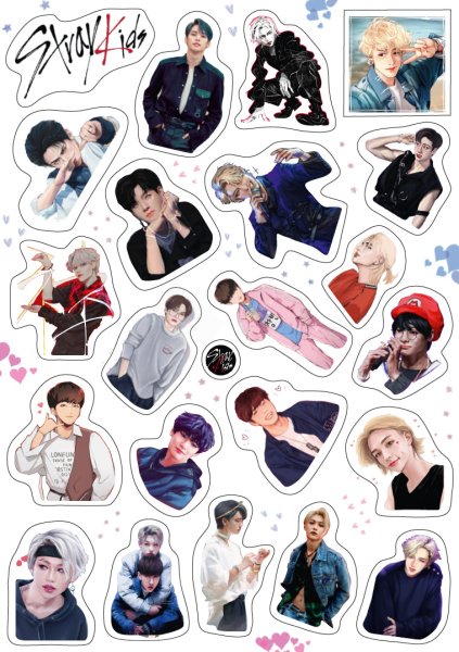 Stray Kids стикерпаки