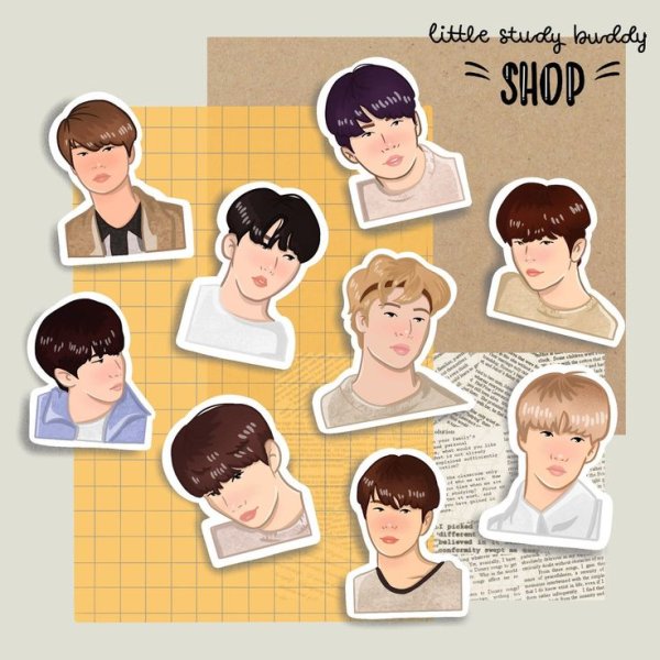 Stray Kids наклейки